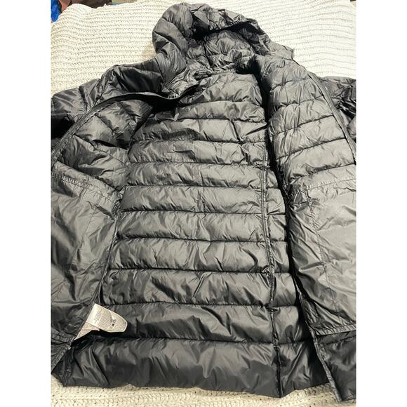 Eddie Bauer Down Jacket Hooded Women's Plus Size 2XL Puffer Black Packable - Picture 12 of 13
